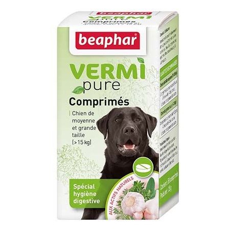 VERMIPURE - comprimés aux plantes - chiens +15kg