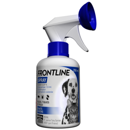 FRONTLINE Spray - pour Chiens-Chats / Chiots-Chatons