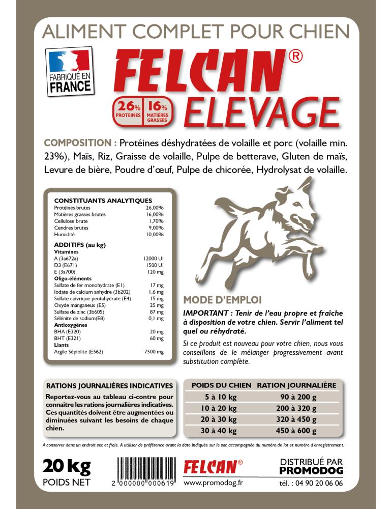 FELCAN Elevage 20kg