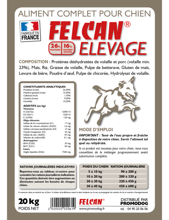 FELCAN Elevage 20kg