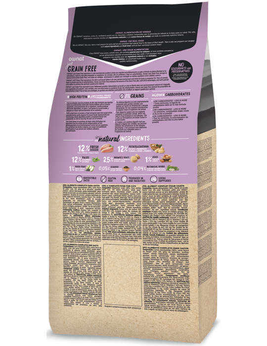 OWNAT Just Grain Free - Sterilized - Chat Adulte