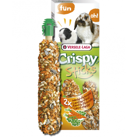 Crispy Sticks Carottes/Persil - Lapins, Cobayes