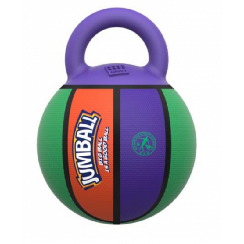Balle de Basket Multicolore avec Poignée pour Chien