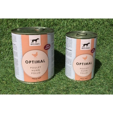 WILLIAM'S OPTIMAL - Pâtée Pour Chien - Sans Céréales - au Poulet