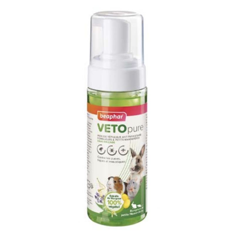 Beaphar Vetopure Mousse Antiparasitaire pour Chat - 150 ml