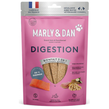 Snack au Saumon pour Chien - DIGESTION - Marly & Dan