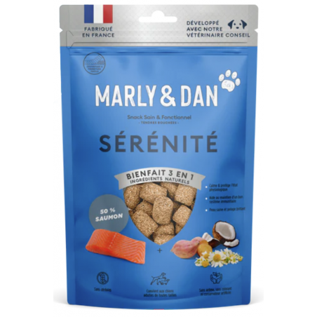 Snack au Saumon pour Chien - SÉRÉNITÉ - Marly & Dan