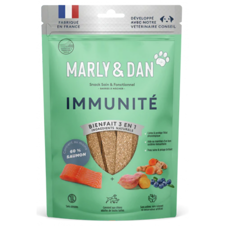 Snack au Saumon pour Chien - IMMUNITÉ - Marly & Dan
