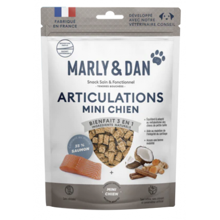 Tendres Bouchées au Saumon pour Mini Chien - ARTICULATIONS - Marly & Dan