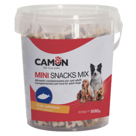 Mini Snacks Mix - au Saumon - pour Chien