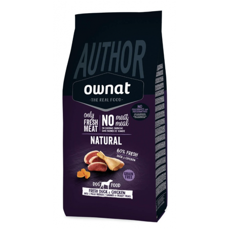 OWNAT AUTHOR Canard & Poulet Grain Free - pour Chien Adulte