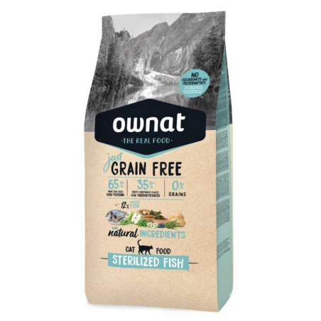 OWNAT Just Grain Free - Sterilized Fish - Chat Adulte