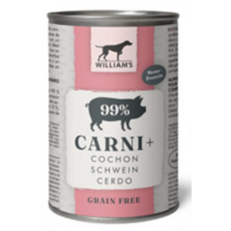 WILLIAM'S CARNI - Pâtée Pour Chien - Sans Céréales - au Cochon