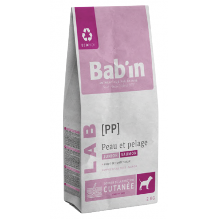 BABIN LAB - Chien Junior - Peau & Pelage - au Saumon