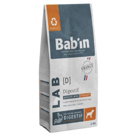 BABIN LAB - Chien Adulte Mini - Sensibilité Digestive