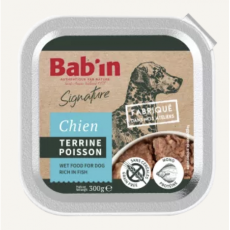 BABIN SIGNATURE - Terrine Chien - au Poisson