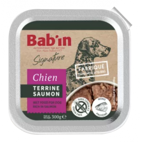 BABIN SIGNATURE - Terrine Chien - au Saumon