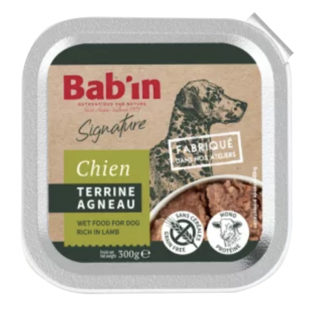 BABIN SIGNATURE - Terrine Chien - à l'Agneau