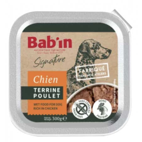 BABIN SIGNATURE - Terrine Chien - au Poulet