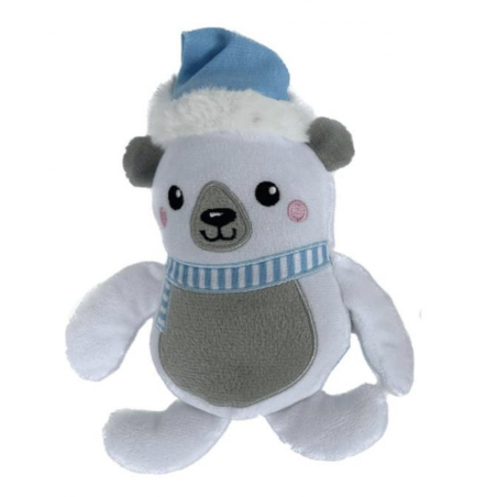 Peluche "Ours Polaire de Noël"