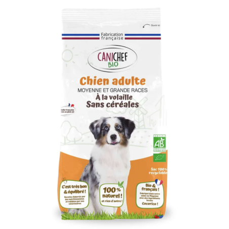 CANICHEF Bio Sans Céréales - moyennes & grandes races