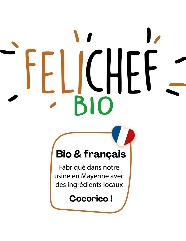 FELICHEF Bio Chat - Emincés Volaille & Légumes en Sauce