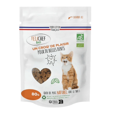 FELICHEF Bio Chat - Friandises hygiène bucco-dentaire