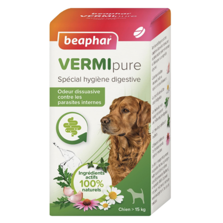VERMIPURE - comprimés aux plantes - chiens +15kg