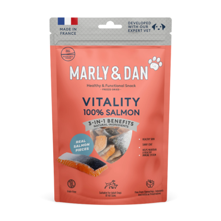 FREEZE DRIED VITALITE CHIEN 50G MARLY DAN
