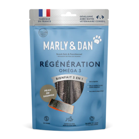 Rouleaux " Régénération-100% peau de saumon" chien