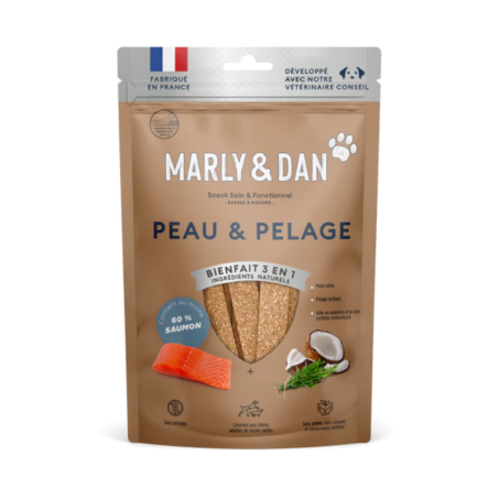 Barres à macher  "Peau et Pelage" chien 80gr