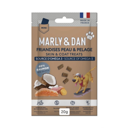 Friandise Mini PEAU&PELAGE Chien20GR