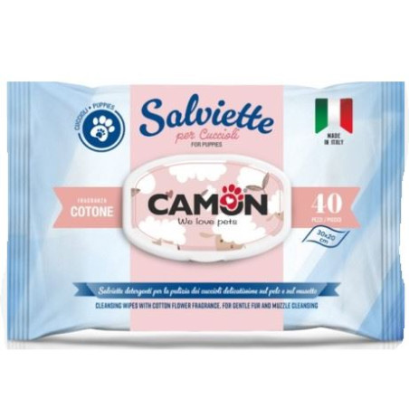 Lingettes Nettoyantes pour Chiots et Chatons