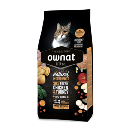 OWNAT ULTRA Chat Mature Stérilisé - au Poulet