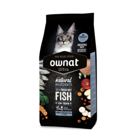 OWNAT ULTRA Chat Adulte Stérilisé - au Poisson