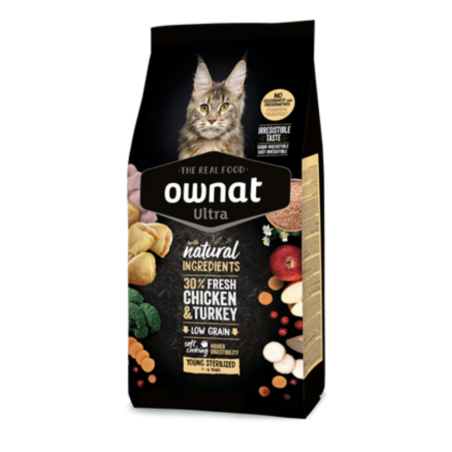 OWNAT ULTRA Chat Adulte Stérilisé - au Poulet