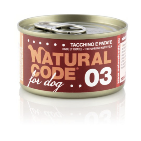 NATURAL CODE Chien 03 - Dinde et Pommes de Terre