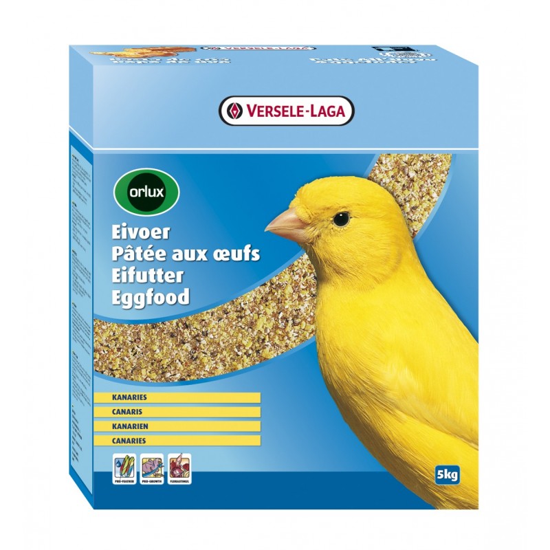 Pâtée aux oeufs sèche canaris 5 kg ORLUX