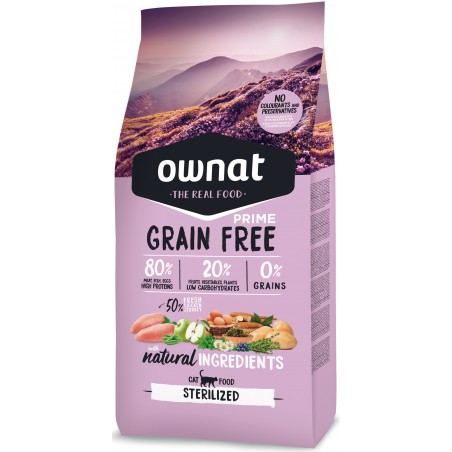 OWNAT Prime Grain Free Sterilized - Chat