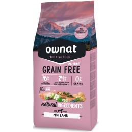 OWNAT Grain Free Agneau Chien mini