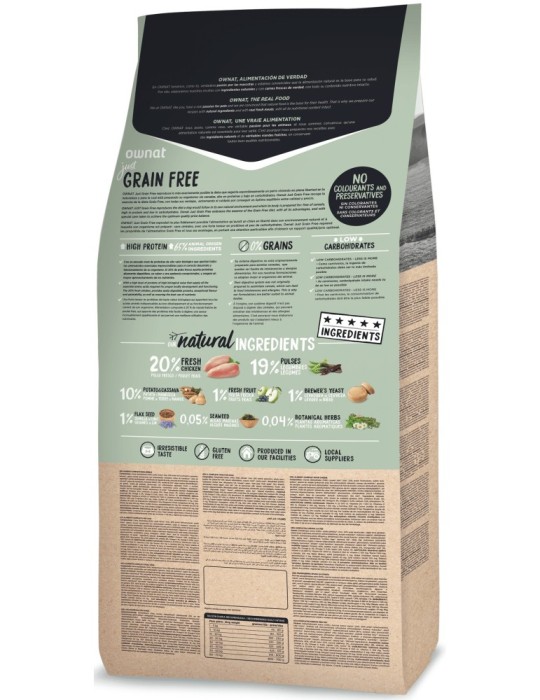 OWNAT Just Grain Free poulet 14kg