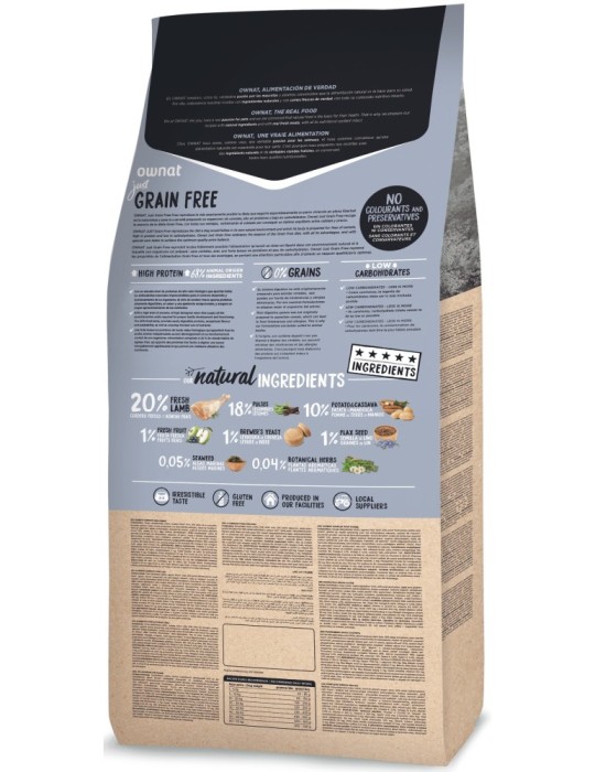 OWNAT Just Grain Free Lamb 14kg