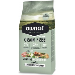 OWNAT PRIME Grain Free Poulet Dinde 14kg