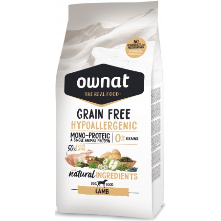 OWNAT Hypoallergénique Grain Free - à l'Agneau