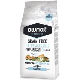 OWNAT Hypoallergénique Grain Free Saumon 14kg